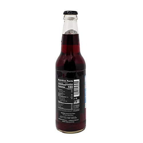 Virgils Black Cherry Cream Soda 12 Ounce for Teens and Adults at Home Parties and Summer Barbecues Refreshing Taste and