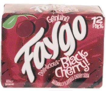 Faygo Black Cherry Soda 12-Pack 12-fl. oz. Cans | Refreshing Cola Taste for Summer Picnics and Parties | Kids and Teen L