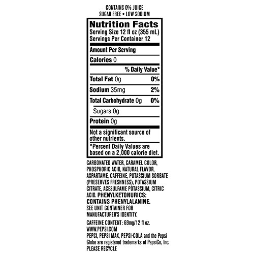 Pepsi Zero Sugar Wild Cherry 12 oz Cans | Zero Sugar Sodas | Wild Cherry Flavor | Perfect Snack for Adults | Office & At