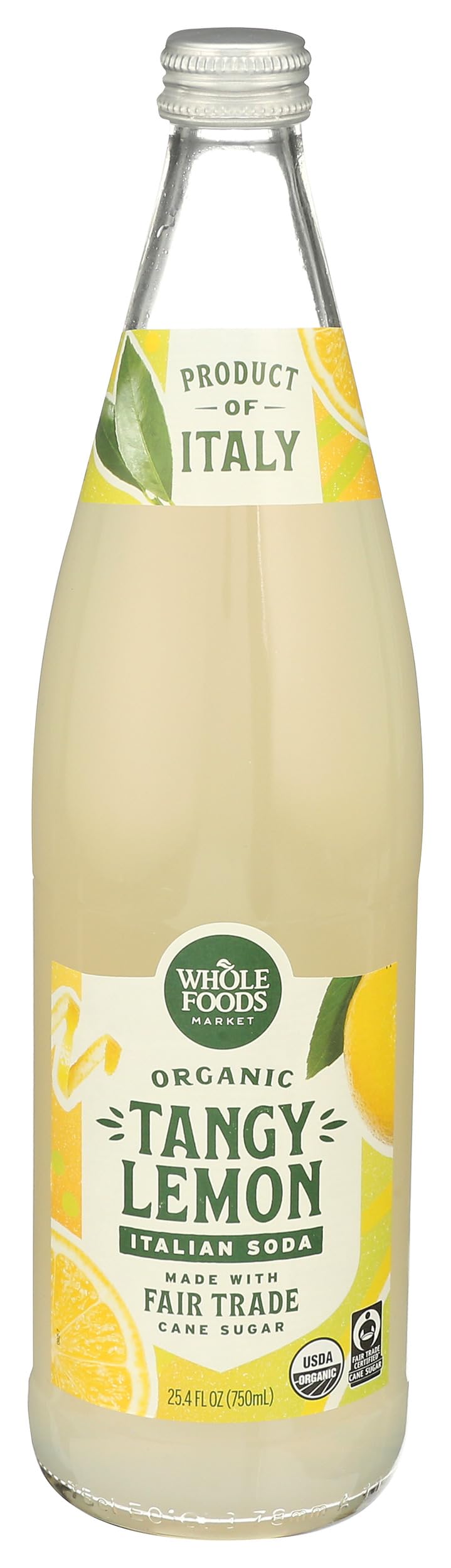 365 by Whole Foods Market Organic Lemon Italian Soda - USDA Organic | Fair Trade Certified | Perfect for Refreshment Dri