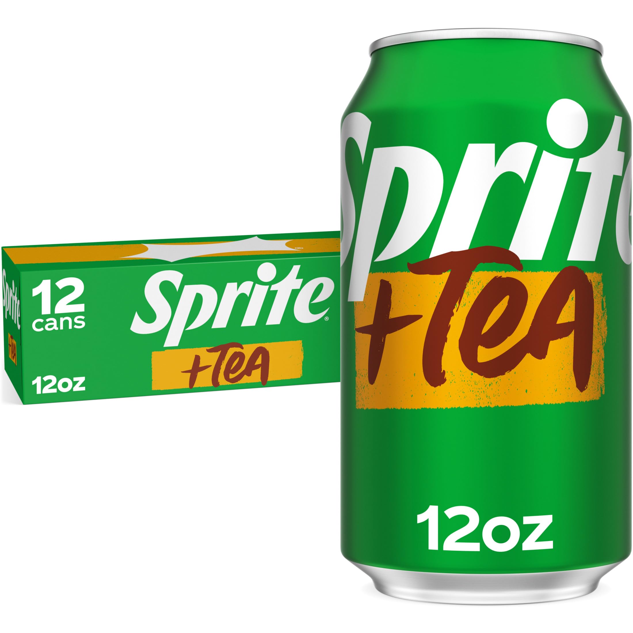 Sprite Tea Fresh Lemon Flavor 12oz 12pk Refreshing Treat for Hot Days and Outdoor Activities Easy to Carry and Share