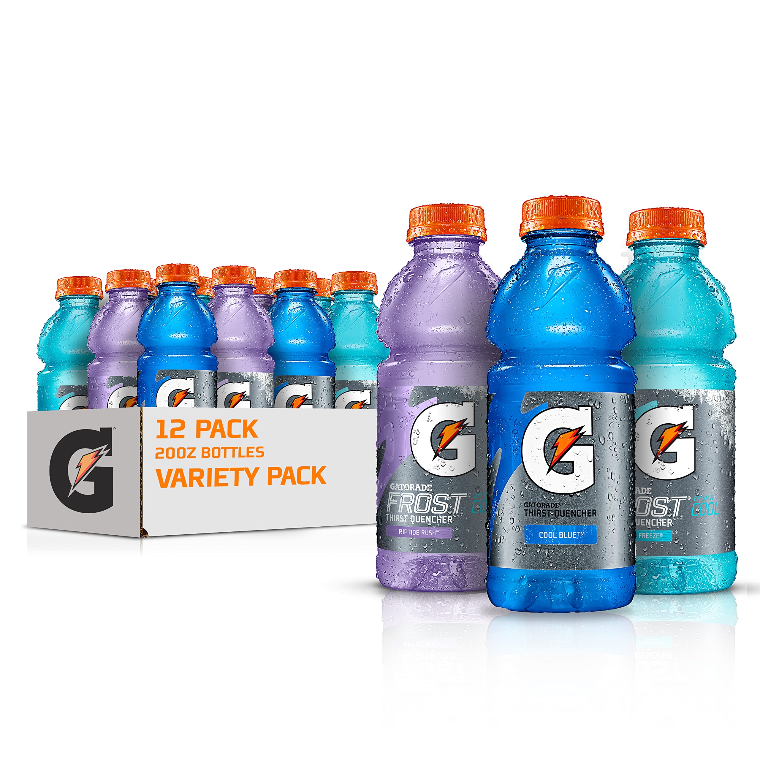 Gatorade Original Thirst Quencher 3-Flavor Frost Variety Pack for Athletes - Perfect for Sports and Fitness Routine - 20